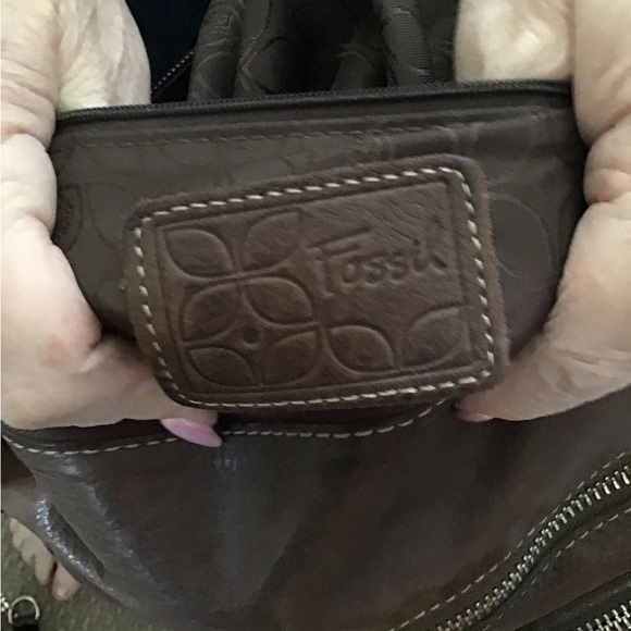 Womens Fossil Leather Cross body bag - Picture 3 of 7